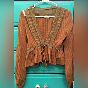 Free People Blouse 🧡